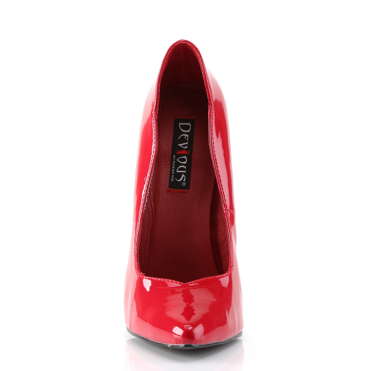 SCREAM-01 Devious Red 6 Inch Fetish Single Soles