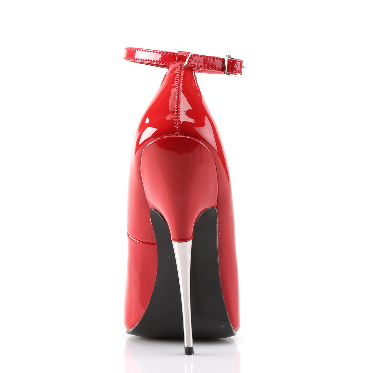 SCREAM-12 Devious Red 6 Inch Fetish Single Soles