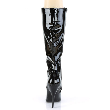 SEDUCE-2020 Pleasers 5 Inch Heel Black Patent Fetish Footwear
