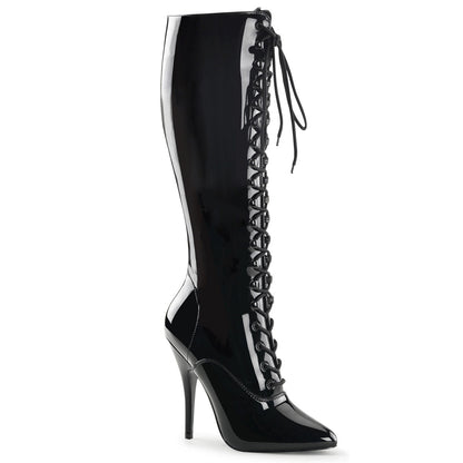 SEDUCE-2020 Pleasers 5 Inch Heel Black Patent Fetish Footwear