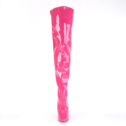 SEDUCE-3010 Pleaser H. Pink 5 Inch Ladies Fetish Thigh Boots