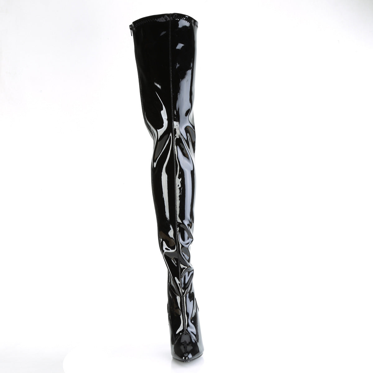 Pleaser SEDUCE-4000 Black Boots - 5 Inch Heels