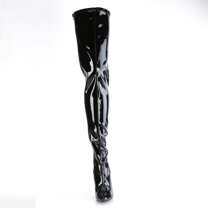 Pleaser SEDUCE-4000 Black Boots - 5 Inch Heels