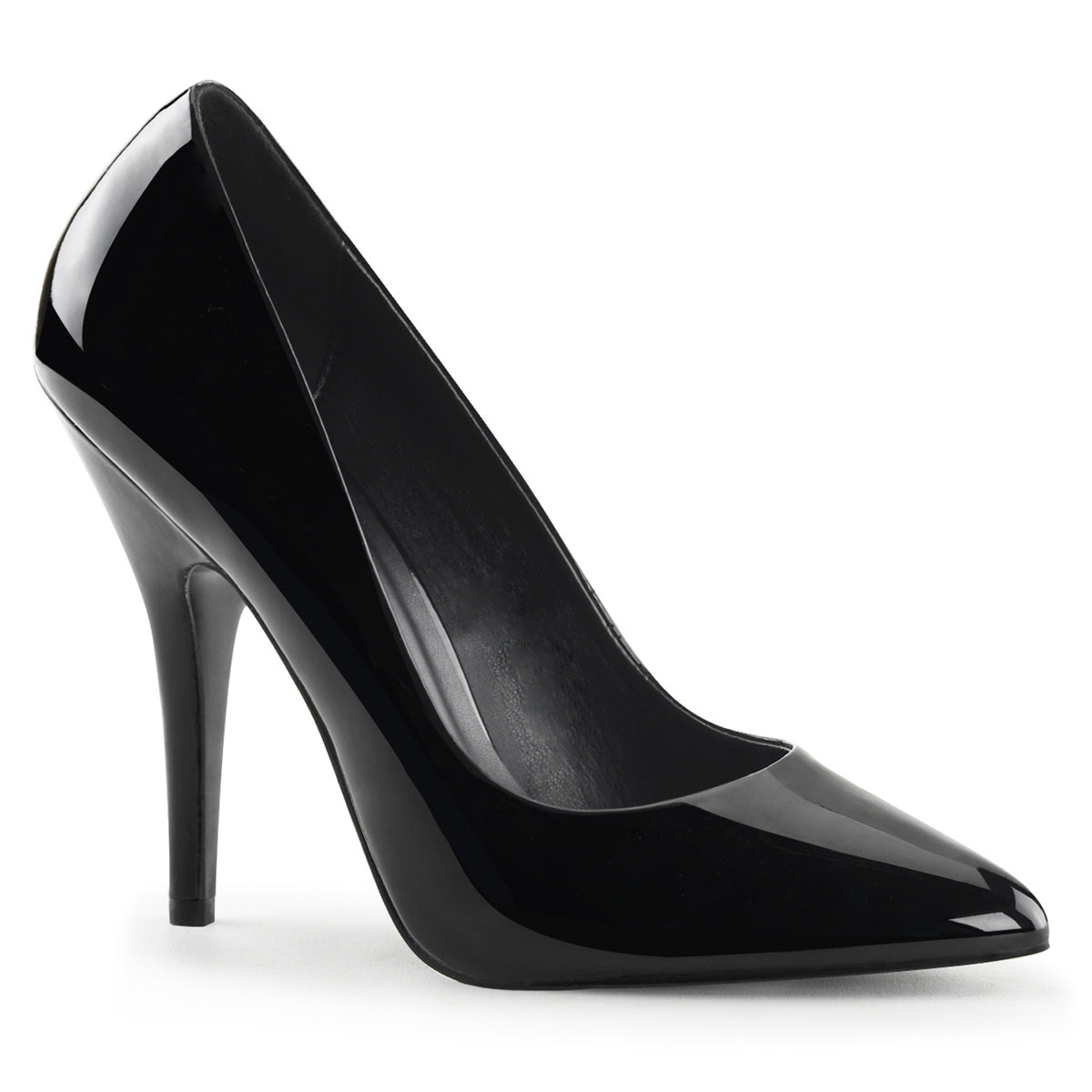 SEDUCE-420 Pleaser Black 5 Inch Pole Dancer Bedroom Heels