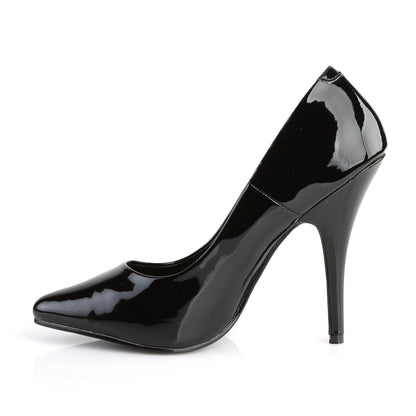 Pleaser SEDUCE-420 Black Court Shoes - 5 Inch Heels