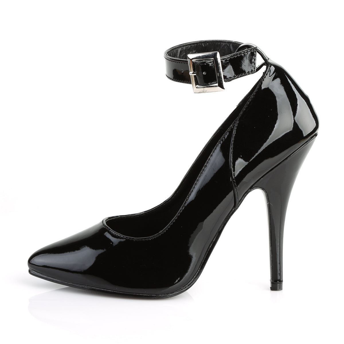 Pleaser SEDUCE-431 Black Court Shoes - 5 Inch Heels