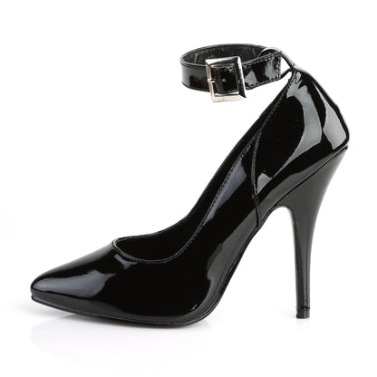 Pleaser SEDUCE-431 Black Court Shoes - 5 Inch Heels