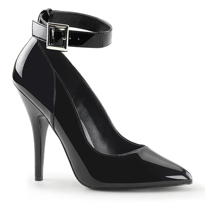 Pleaser SEDUCE-431 Black Court Shoes - 5 Inch Heels