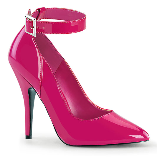 Pleaser SEDUCE-431 Hot Pink Court Shoes - 5 Inch Heels