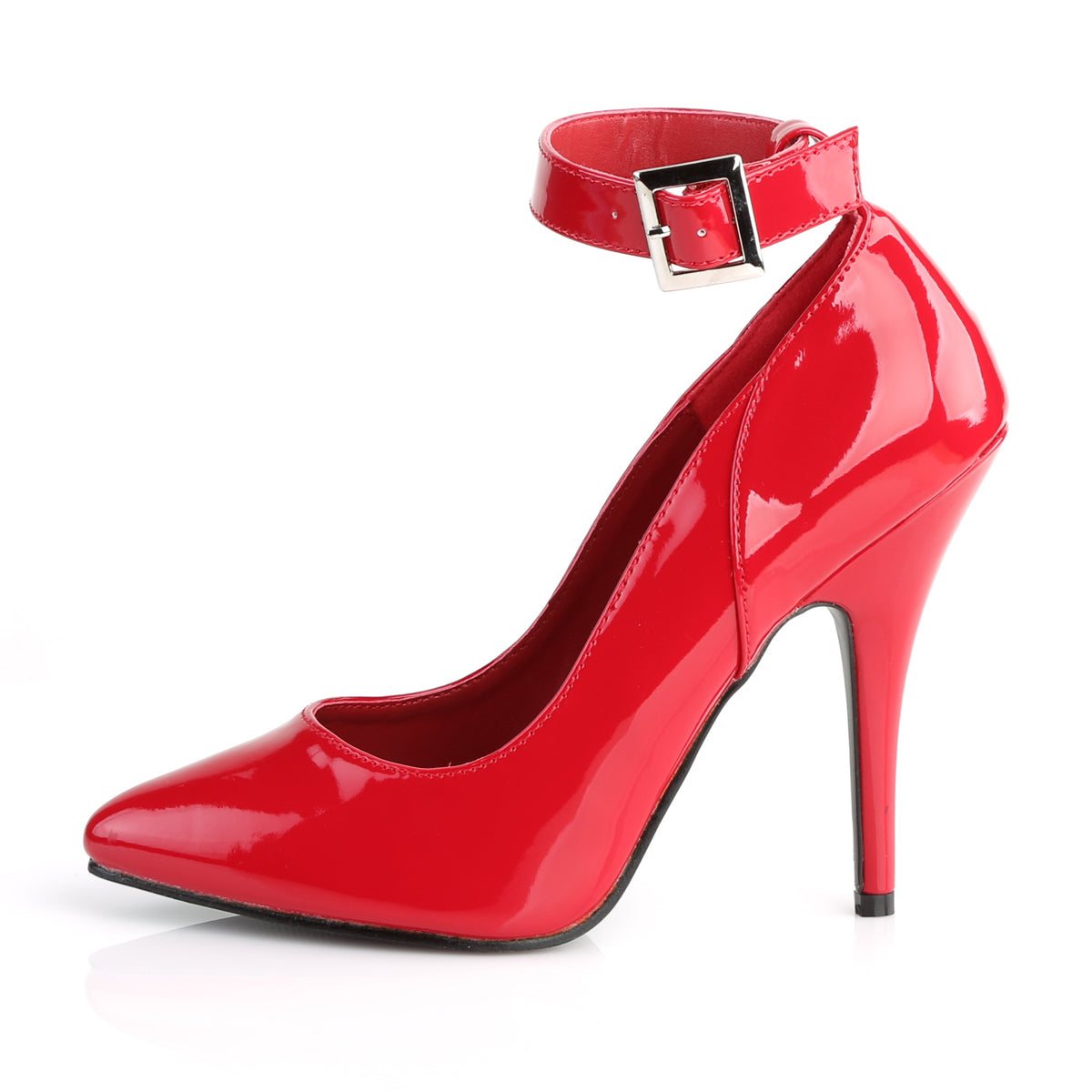 SEDUCE-431 Pleasers Sexy Shoe 5 Inch Heel Red Fetish Footwear