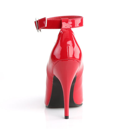 SEDUCE-431 Pleasers Sexy Shoe 5 Inch Heel Red Fetish Footwear
