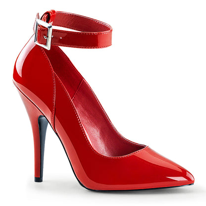 Pleaser SEDUCE-431 Red Court Shoes - 5 Inch Heels