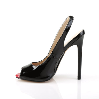 SEXY-08 Pleaser Black 5 Inch Exotic Bedroom Heels