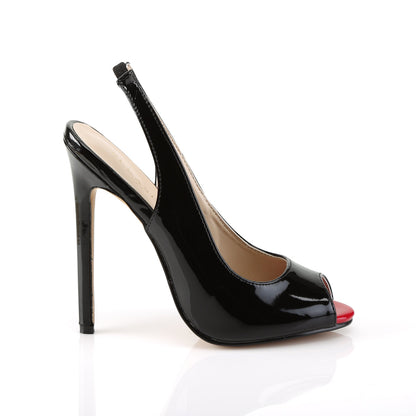 SEXY-08 Pleaser Black 5 Inch Exotic Bedroom Heels