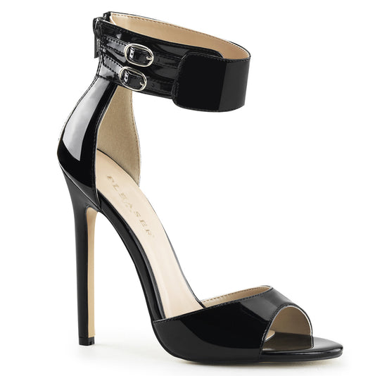 Pleaser SEXY-19 Black Sandals - 5 Inch Heels