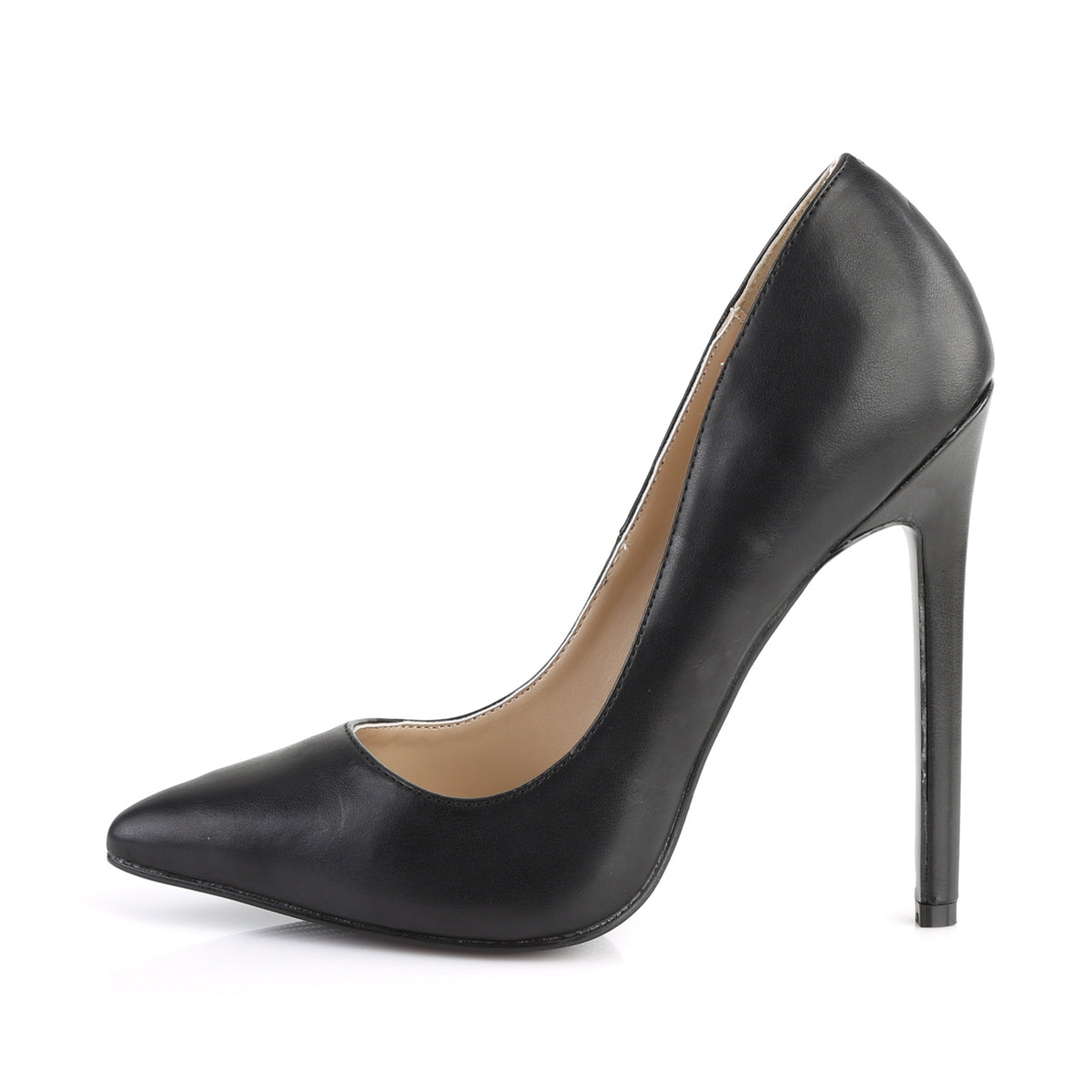 Pleaser SEXY-20 Black Court Shoes - 5 Inch Heels