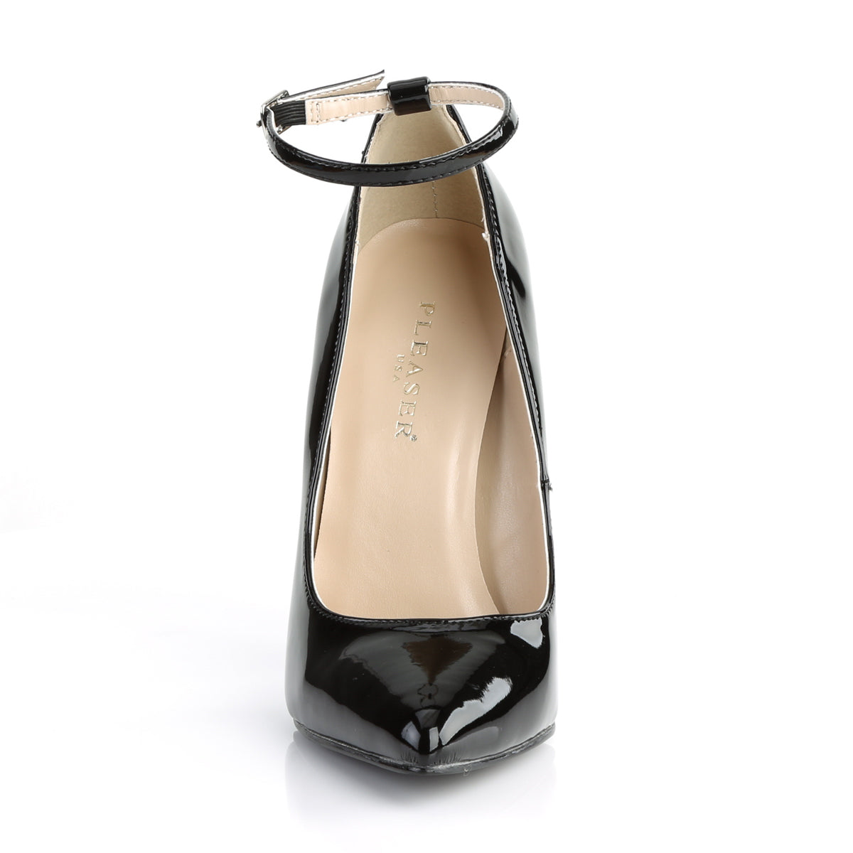 SEXY-23 Pleaser Black 5 Inch Bedroom Style Single Sole Shoes