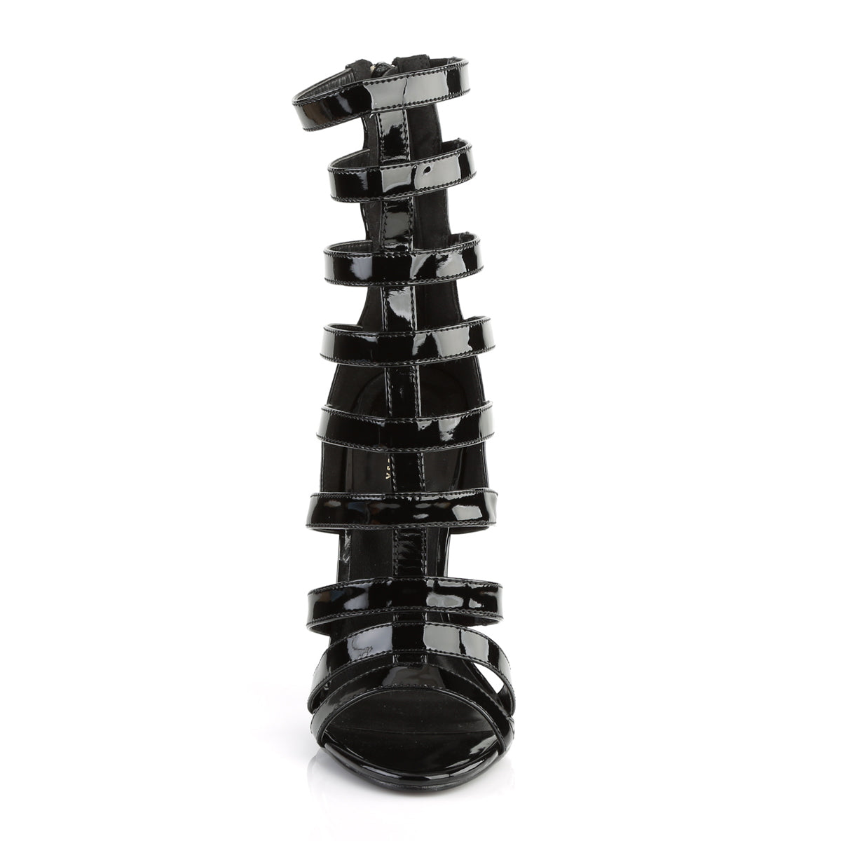 Pleaser SEXY-52 Black Sandals - 5 Inch Heels