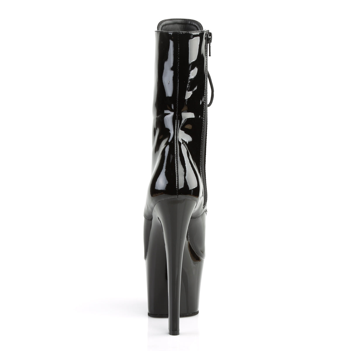 SKY-1020 Pleaser Black 7 Inch Bedroom Style Platform Boots
