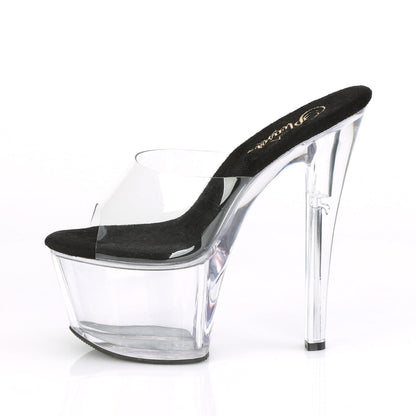 SKY-301 Pleaser Clear 7 Inch Exotic Dancing Platform Shoes