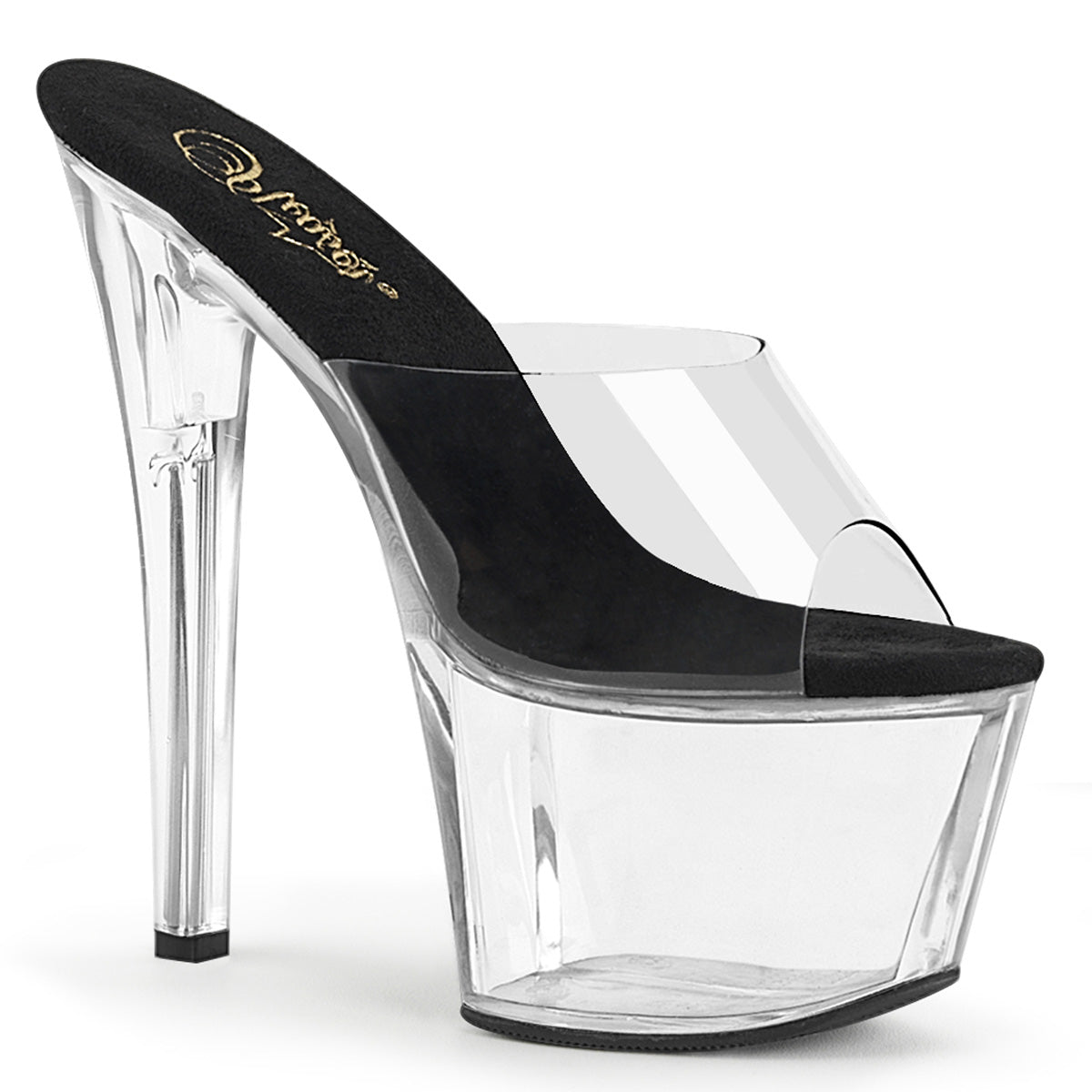 SKY-301 Pleaser Clear 7 Inch Exotic Dancing Platform Shoes