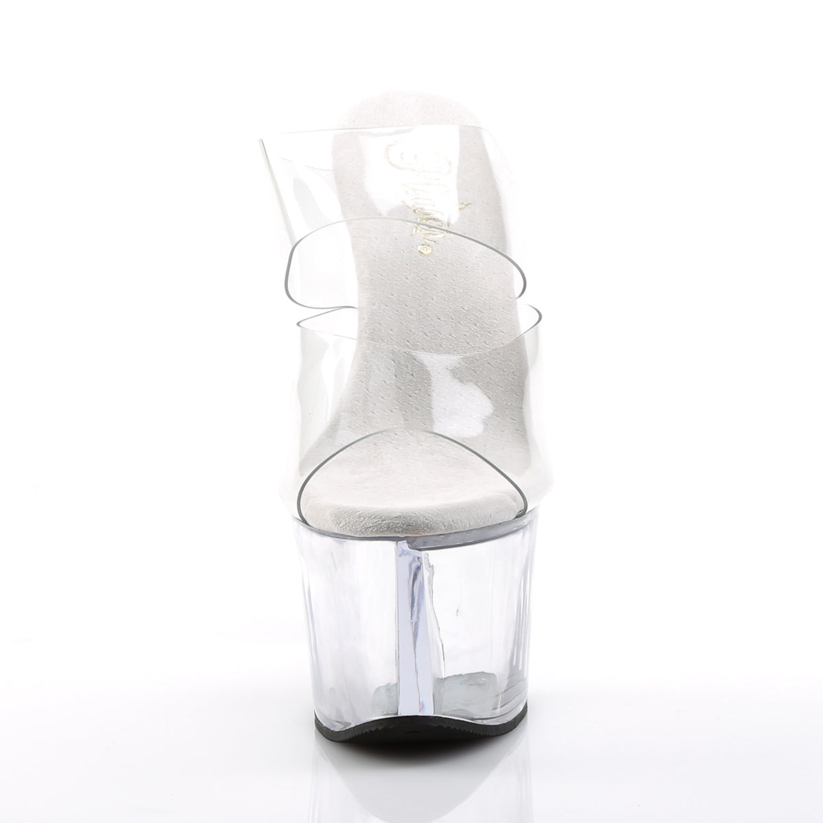 SKY-302 Pleaser Clear 7 Inch Pole Dancer Platform Shoes