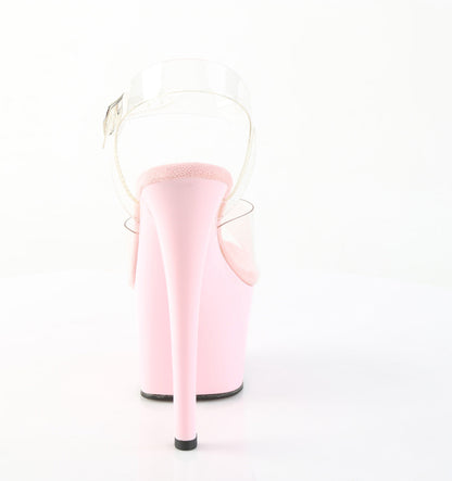 SKY-308 Pleaser Baby Pink 7 Inch Lap Dancer Platform Shoes
