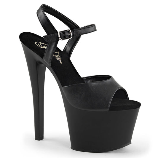 SKY-309 Pleaser Black 7 Inch Exotic Dancing Platform Shoes