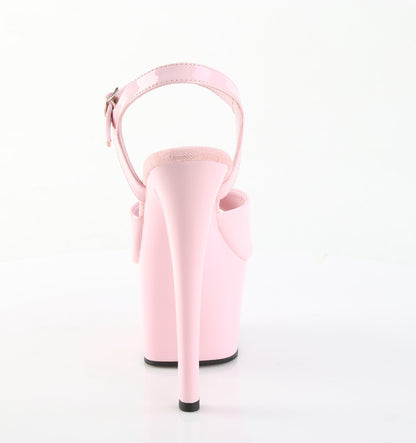 Pleaser SKY-309 Baby Pink Platform Sandals - 7 Inch Heels