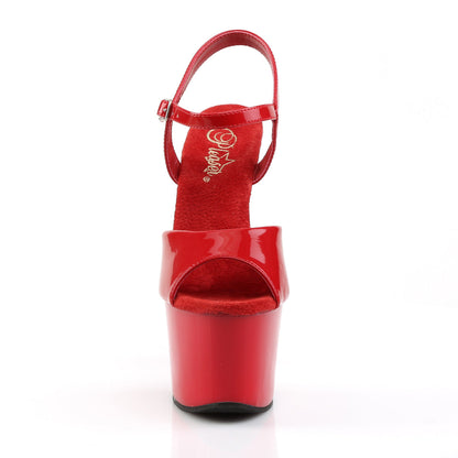 SKY-309 Pleaser Red 7 Inch Exotic Dancing Platform High Heels