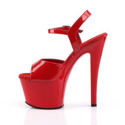 SKY-309 Pleaser Red 7 Inch Exotic Dancing Platform High Heels
