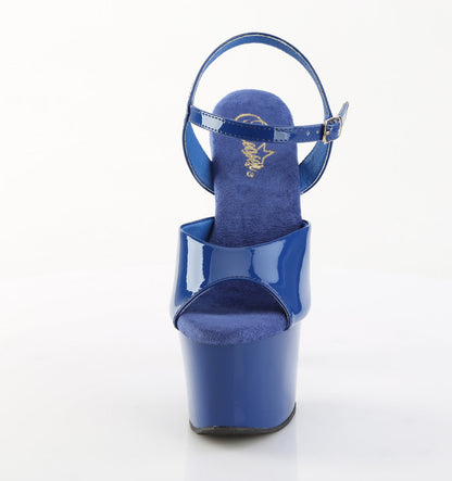 SKY-309 Pleaser Royal Blue 7 Inch Pole Dancer Platform High Heels