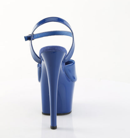SKY-309 Pleaser Royal Blue 7 Inch Pole Dancer Platform High Heels