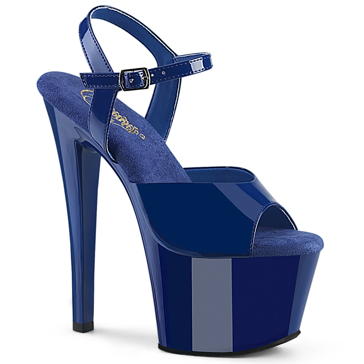 SKY-309 Pleaser Royal Blue 7 Inch Pole Dancer Platform High Heels