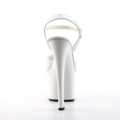 SKY-309 Pleaser White 7 Inch Exotic Dancing Platform High Heels