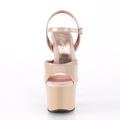 SKY-309TT Pleaser Nude 7 Inch Pole Dancer Platform Shoes