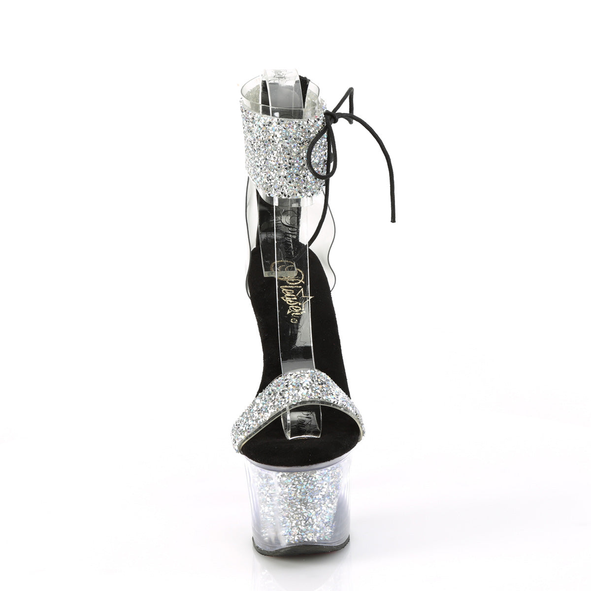 SKY-327RSI Pleaser Silver 7 Inch Exotic Dancing Platform Shoes