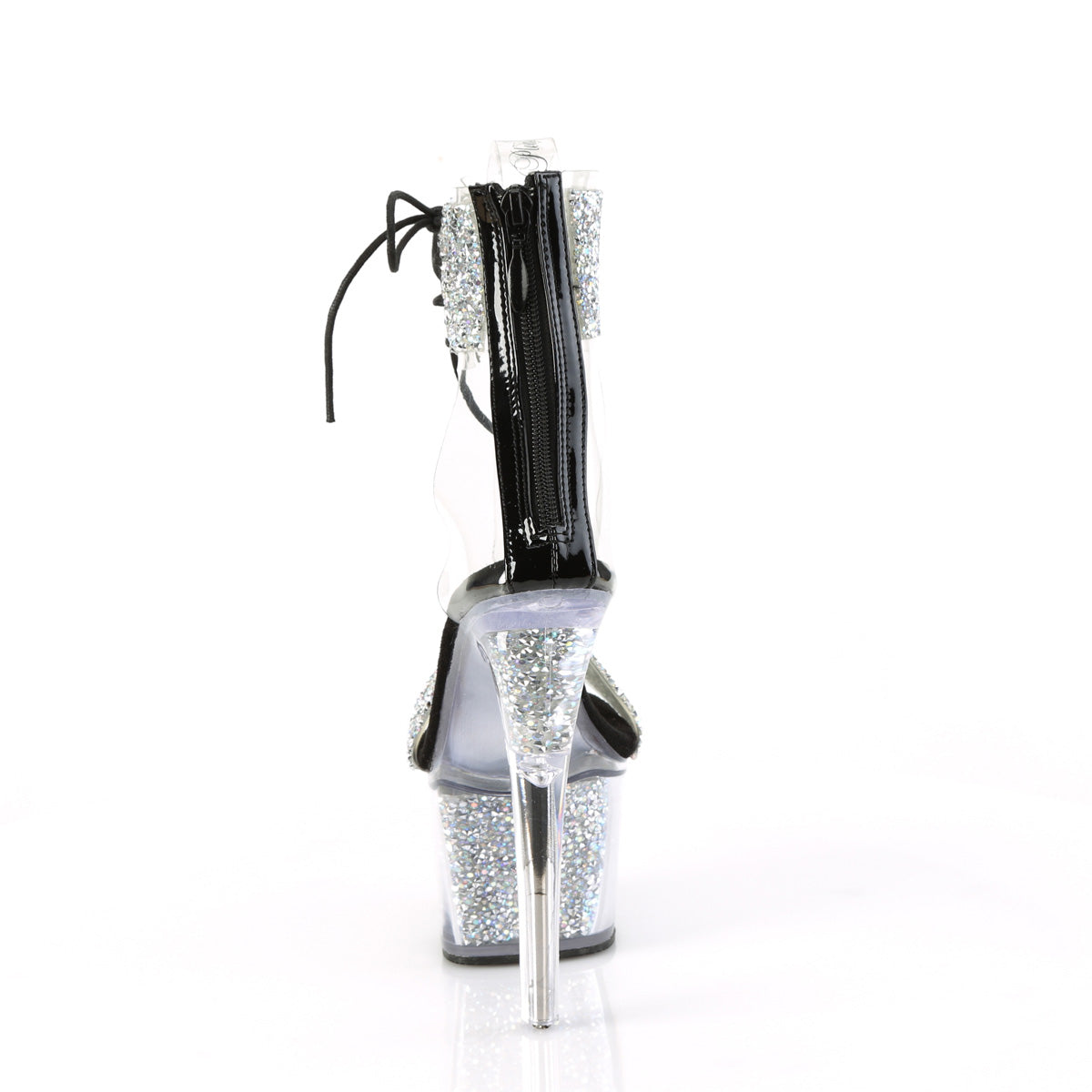 SKY-327RSI Pleaser Silver 7 Inch Exotic Dancing Platform Shoes