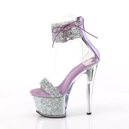 SKY-327RSI Pleaser Silver 7 Inch Exotic Dancing Platform High Heels