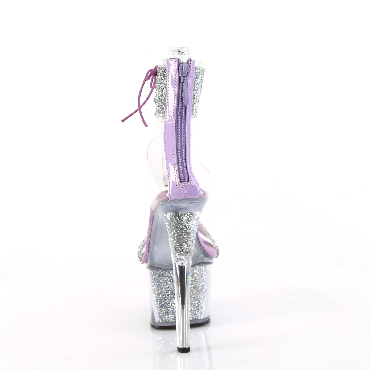 SKY-327RSI Pleaser Silver 7 Inch Exotic Dancing Platform High Heels