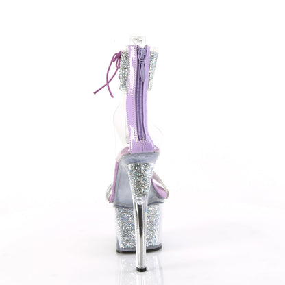 SKY-327RSI Pleaser Silver 7 Inch Exotic Dancing Platform High Heels