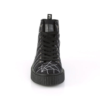 SNEEKER-250 Demonia Cult Black Alternative Unisex Sneakers