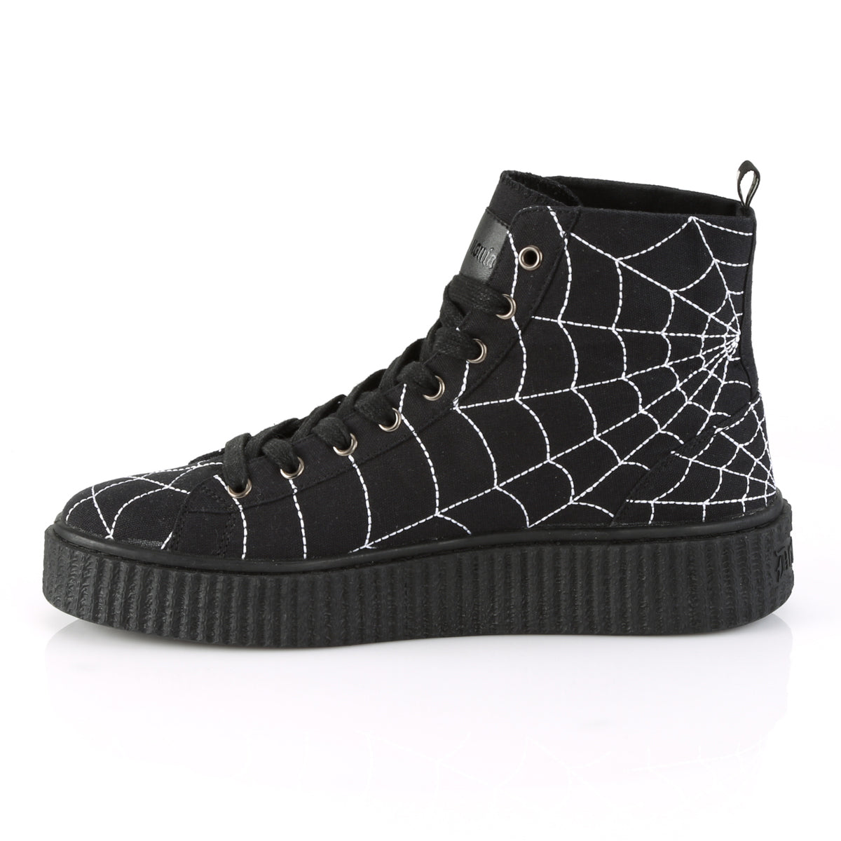 SNEEKER-250 Demonia Cult Black Alternative Unisex Sneakers