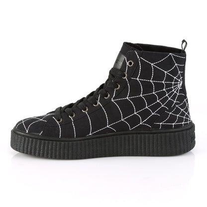SNEEKER-250 Demonia Cult Black Alternative Unisex Sneakers
