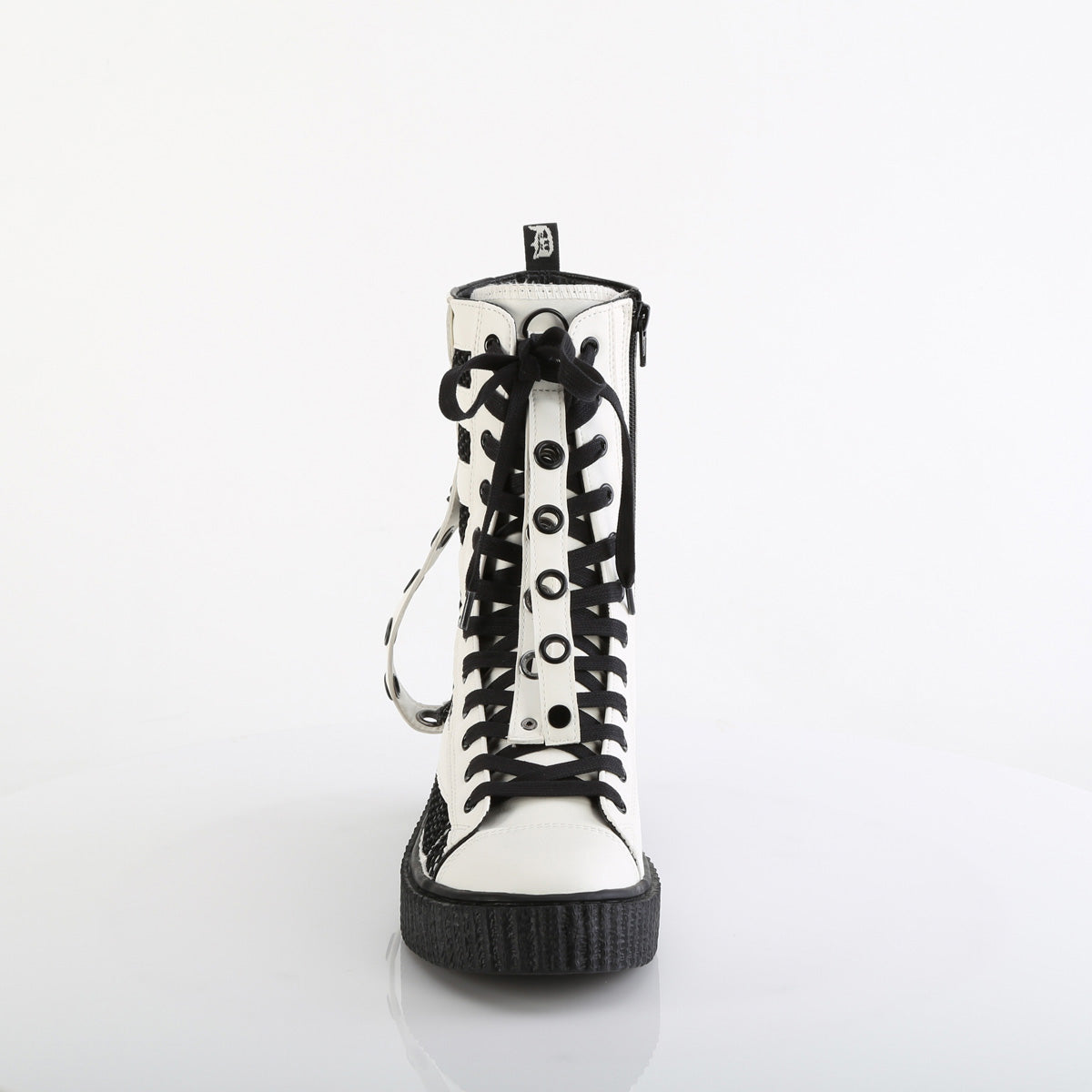 SNEEKER-325 Demonia Cult White Alternative Unisex Sneakers