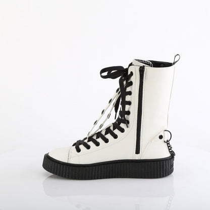 SNEEKER-325 Demonia Cult White Alternative Unisex Sneakers