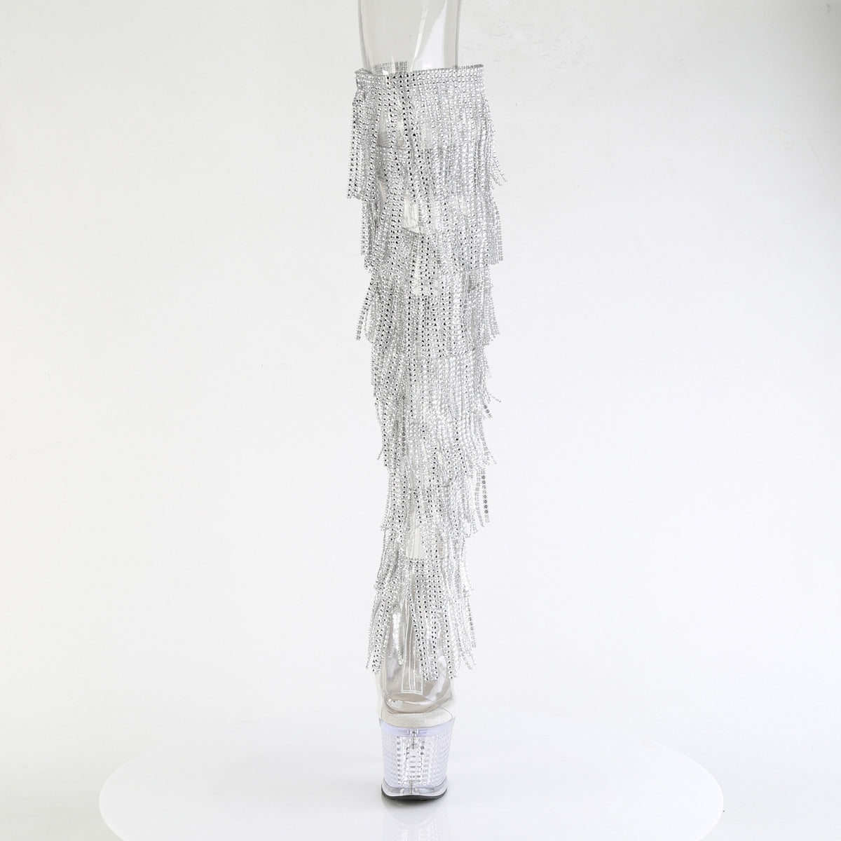 spectator 3019c rsf pleaser sexy footwear clr tpu slv clr