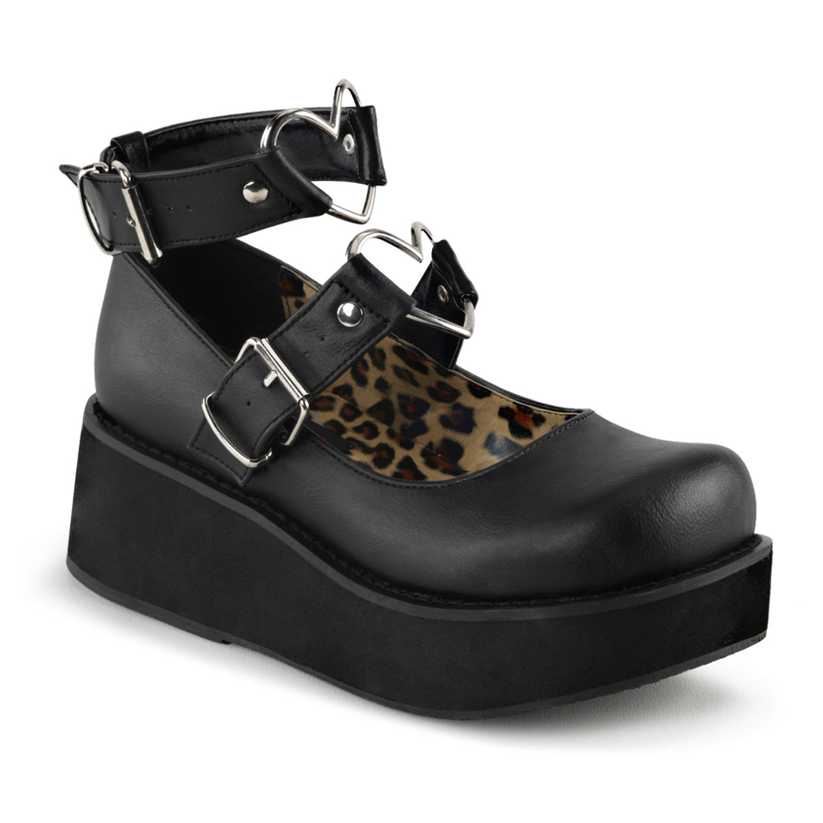 SPRITE-02 Demonia Cult Black Alternative Footwear Blk Vegan Leather