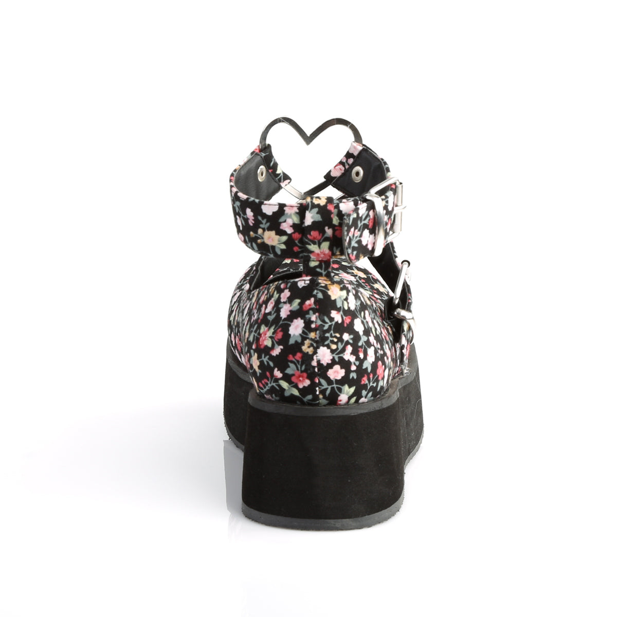 SPRITE-02 Demonia Cult Floral Fabric Alternative Footwear