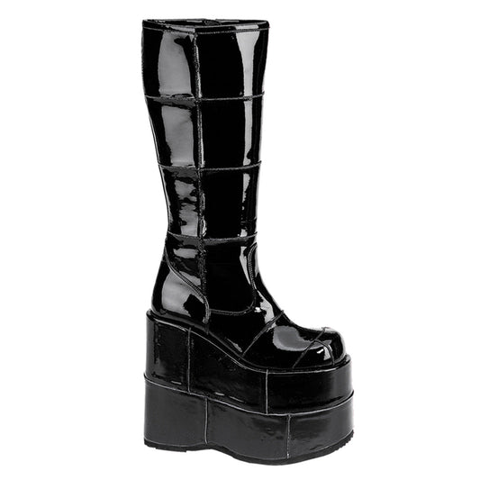 STACK-301 Demonia Cult Black Alternative Footwear Unisex